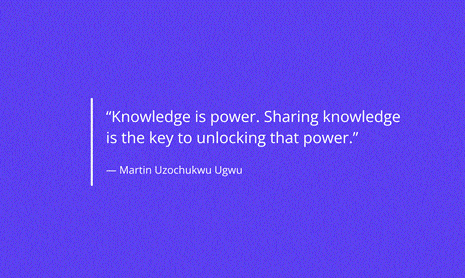 share knowledge quote