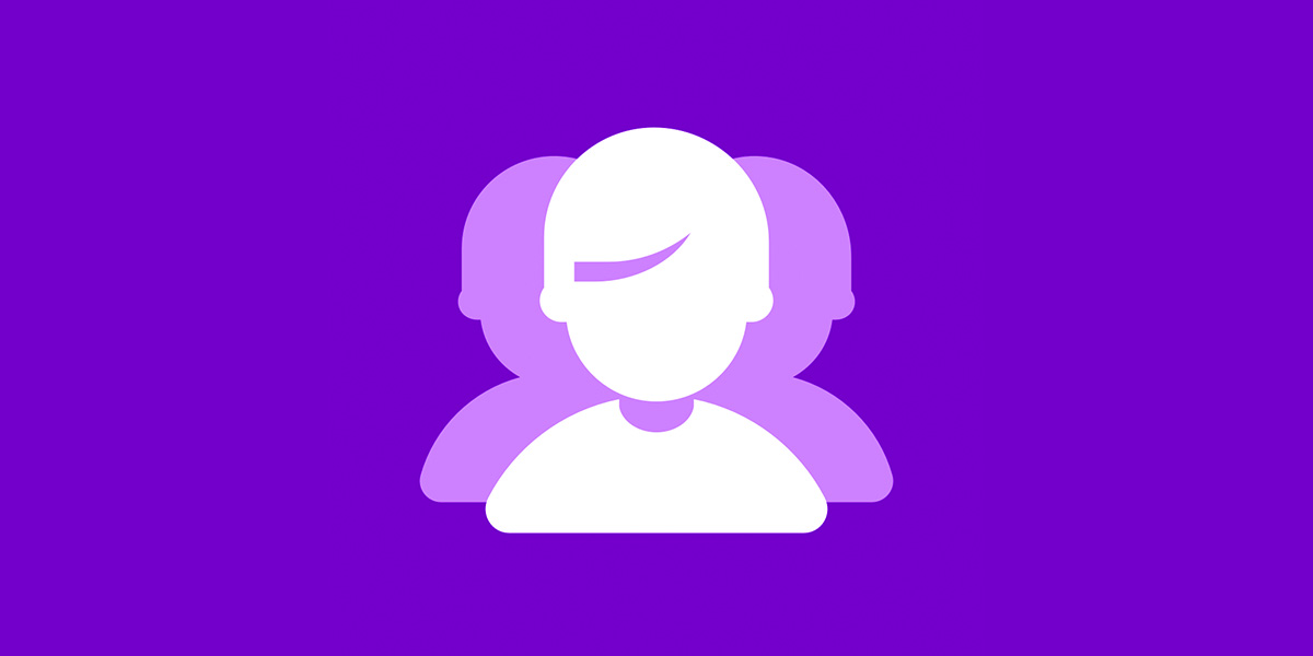 Wix Groups, image of the Wix Groups logo, white, on a solid magenta background.